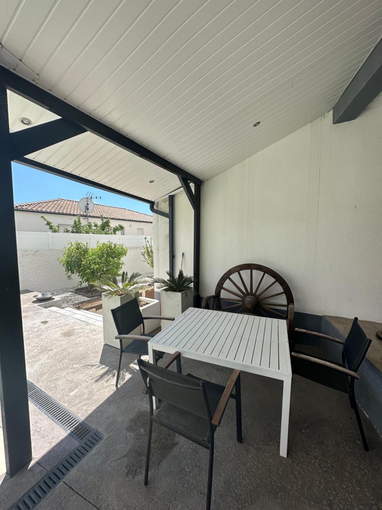 Superbe Appartement Avec Piscine Et Spa Privatif Villeneuve-lès-Béziers Exterior foto